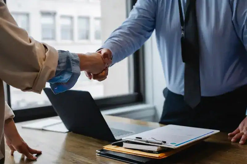 property manager meeting tenant in LA