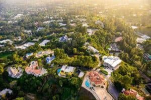 aerial view of beverly hills la neighbourhoods