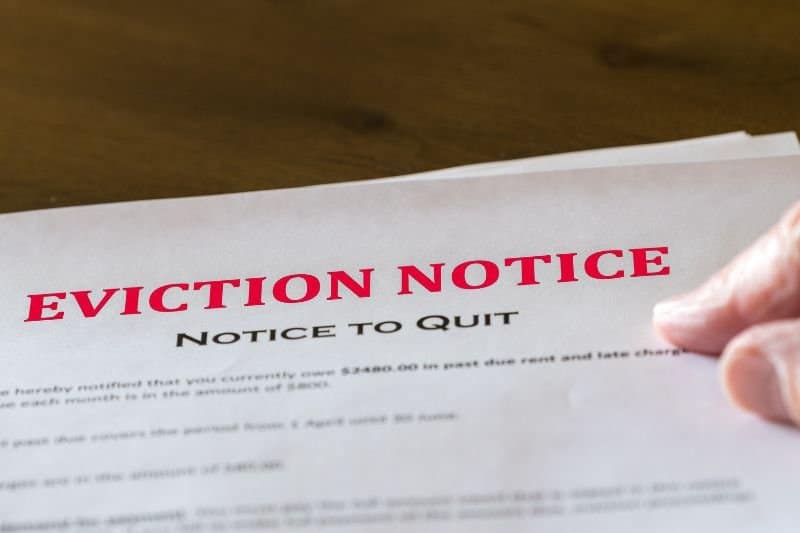 eviction notice in los angeles